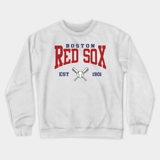 Retro Boston Baseball Crewneck Sweatshirt